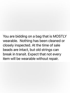 Clearance WEARABLE Bag by Weight. READ BEFORE BIDDING PLEASE!!!!